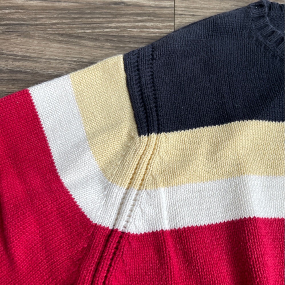 Y2K Nautica Men’s Color Block Knit pullover sweater - Picture 5 of 7